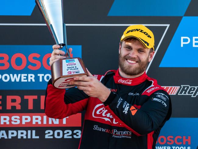 Brodie Kostecki is preparing for his NASCAR debut. Picture: Daniel Kalisz/Getty Images.