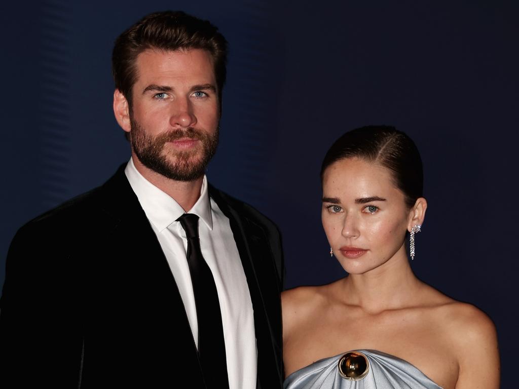 Liam Hemsworth and Gabriella Brooks. Picture: Chris Hyde/Getty Images for NGV