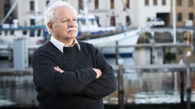 Aboriginal Land Council of Tasmania Chair Michael Mansell in Hobart. Picture: Chris Kidd