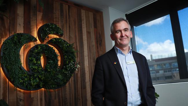 Wooloworths CEO Brad Banducci at their Sydney offices. Picture: John Feder/The Australian.