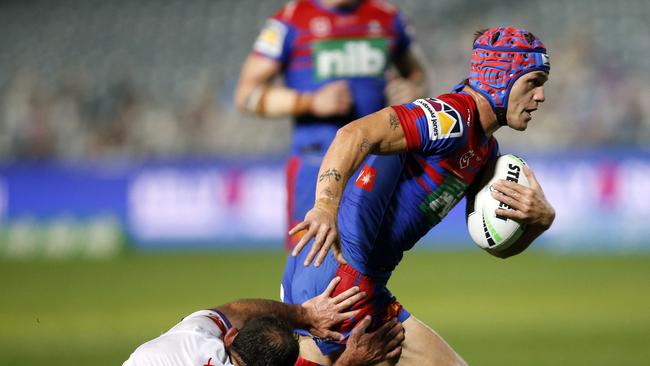 The Knights fought back in the second half but Melbourne were just too classy. Picture: AAP.