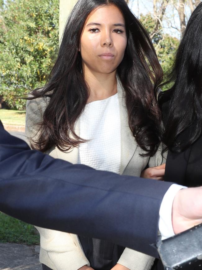 Nicola Teo outside Windsor court. Picture John Grainger