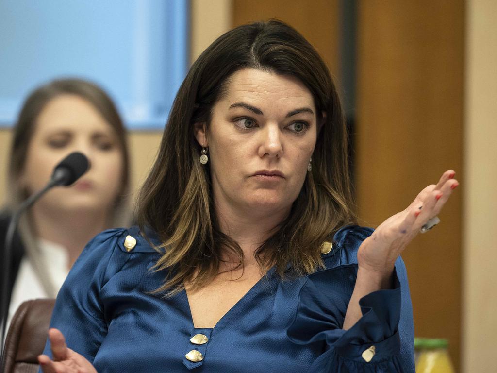 Sarah Hanson-Young says she is ‘beyond (being) shocked anymore’ after months of revelations over parliament’s ‘toxic’ culture. Picture: NCA NewsWire / Gary Ramage