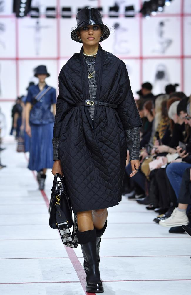 Aussie Hannah Wick walking for the coveted Christian Dior show at Paris Fashion Week. Picture: Pascal Le Segretain/Getty Images