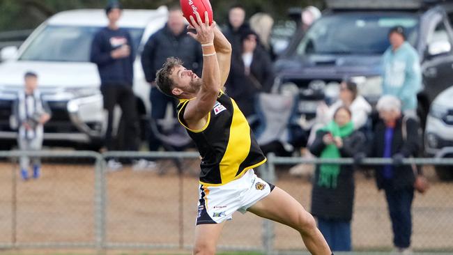 Josh Smith in action for Kyneton. Picture: George Sal