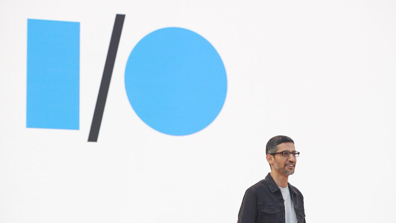 Google chief executive officer Sundar Pichai at Google I/O in May 2022.