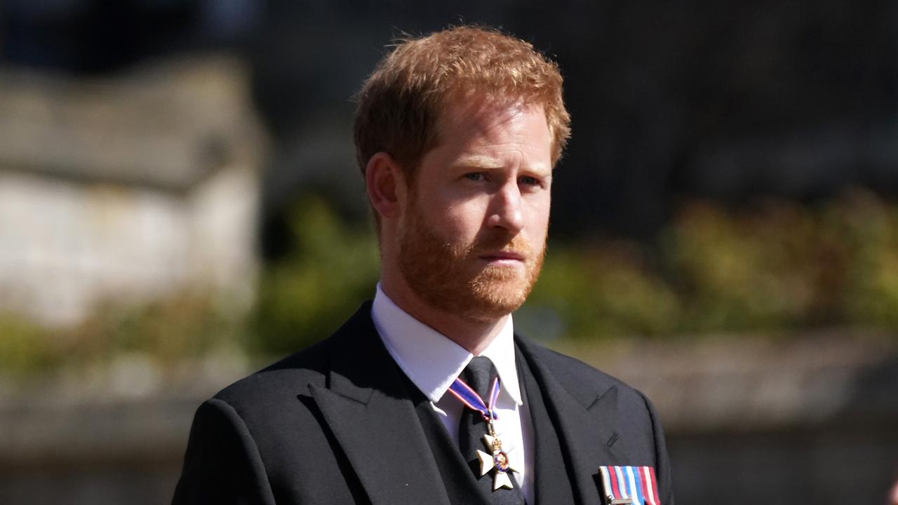 Prince Harry returned to the UK to attend the funeral of Prince Philip. Picture: WPA Pool/Getty Images