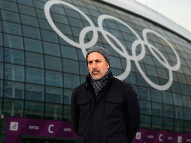 Allegations of sexual misconduct allegedly stem from an incident at the 2014 Sochi Olympics, which Matt Lauer. Picture: Scott Halleran/Getty Images
