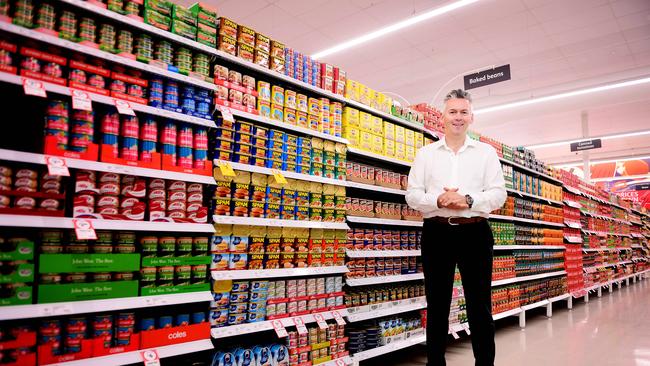 Coles boss John Durkan. (Picture: Justin Kennedy)