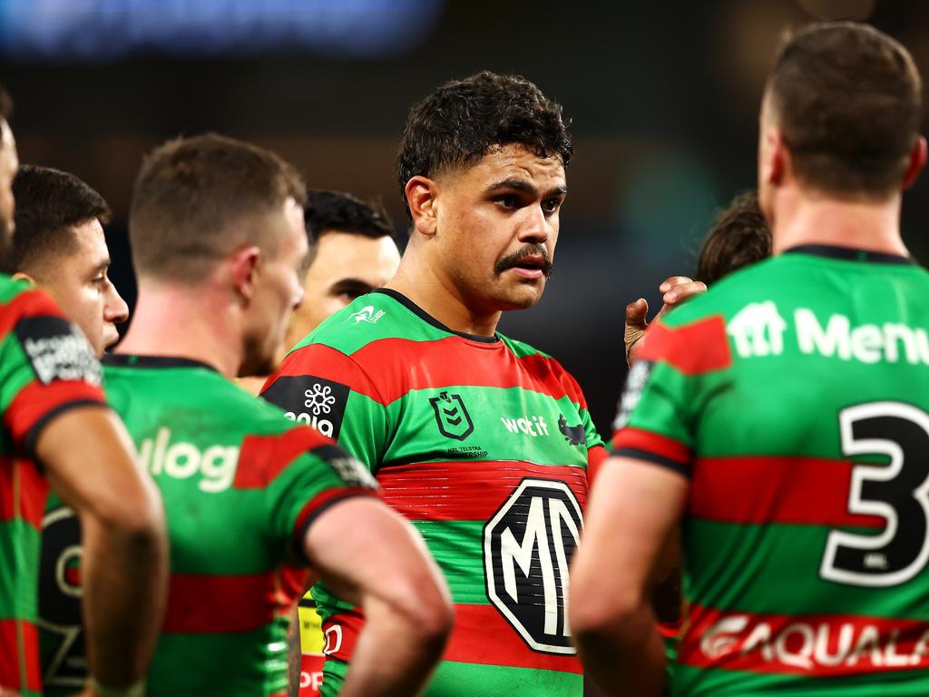 Latrell Mitchell put aside a week of drama, as he helped inspire an attempted comeback. Picture: Getty Images