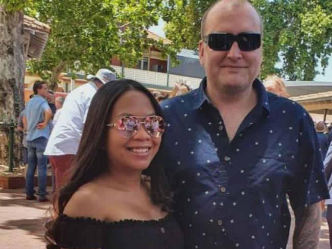 Troy Scott Johnston and his wife Ni Nyoman Purnianti