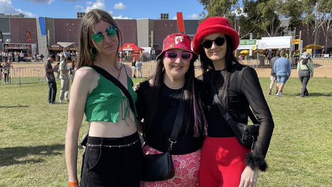 It was a sea of colour at the Bendigo festival on Saturday.