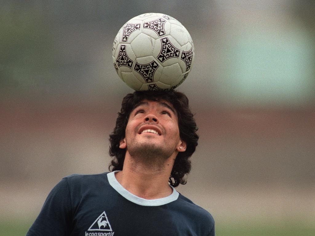 Maradona during his playing career.