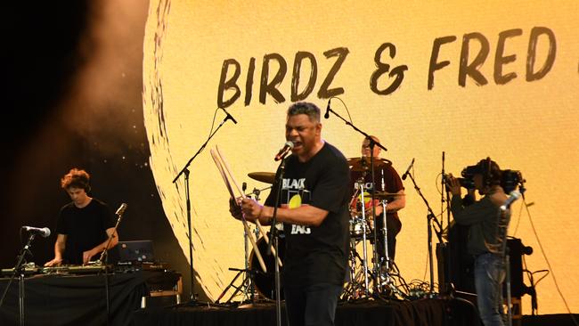 Fred Leone performs at the 2022 National Indigenous Music Awards. Picture: (A)manda Parkinson