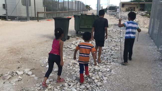 Children on Nauru. Almost 6000 doctors have signed a letter calling for refugee children to be removed from the island.