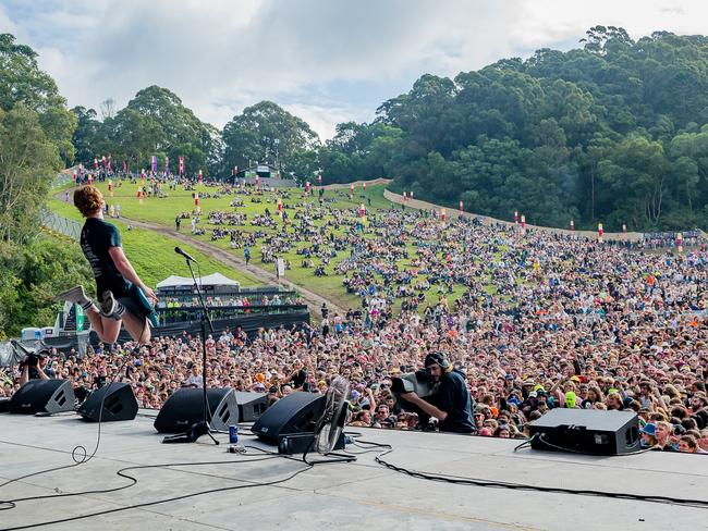 Extreme weather has become a new threat to the music scene. Picture: Ian Laidlaw