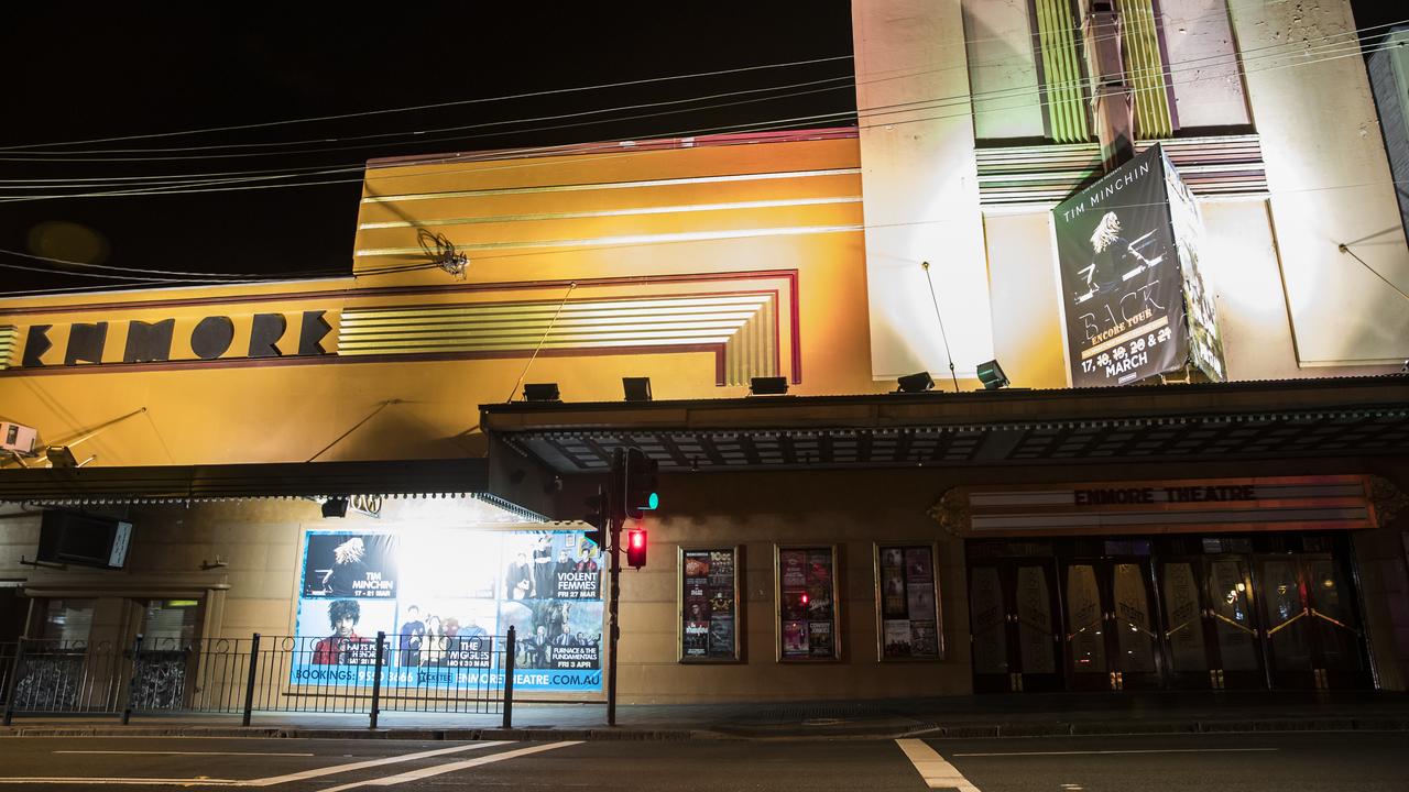 Venues such as Sydney’s Enmore Theatre are usually swarming with people. Picture: Dylan Robinson