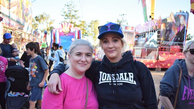 Amanda Smith and Kate Thompson at the Gatton Show on Saturday, July 22, 2023. Picture: Peta McEachern