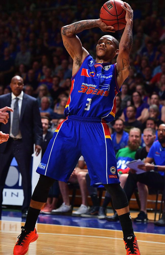 Randle in his previous stint with the Adelaide 36ers in 2017. Picture: Daniel Kalisz (Getty).