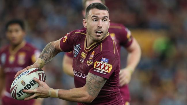 QLD's Darius Boyd. Queensland vs. New South Wales for game one of the 2017 Origin Series at Suncorp Stadium. Pic Peter Wallis