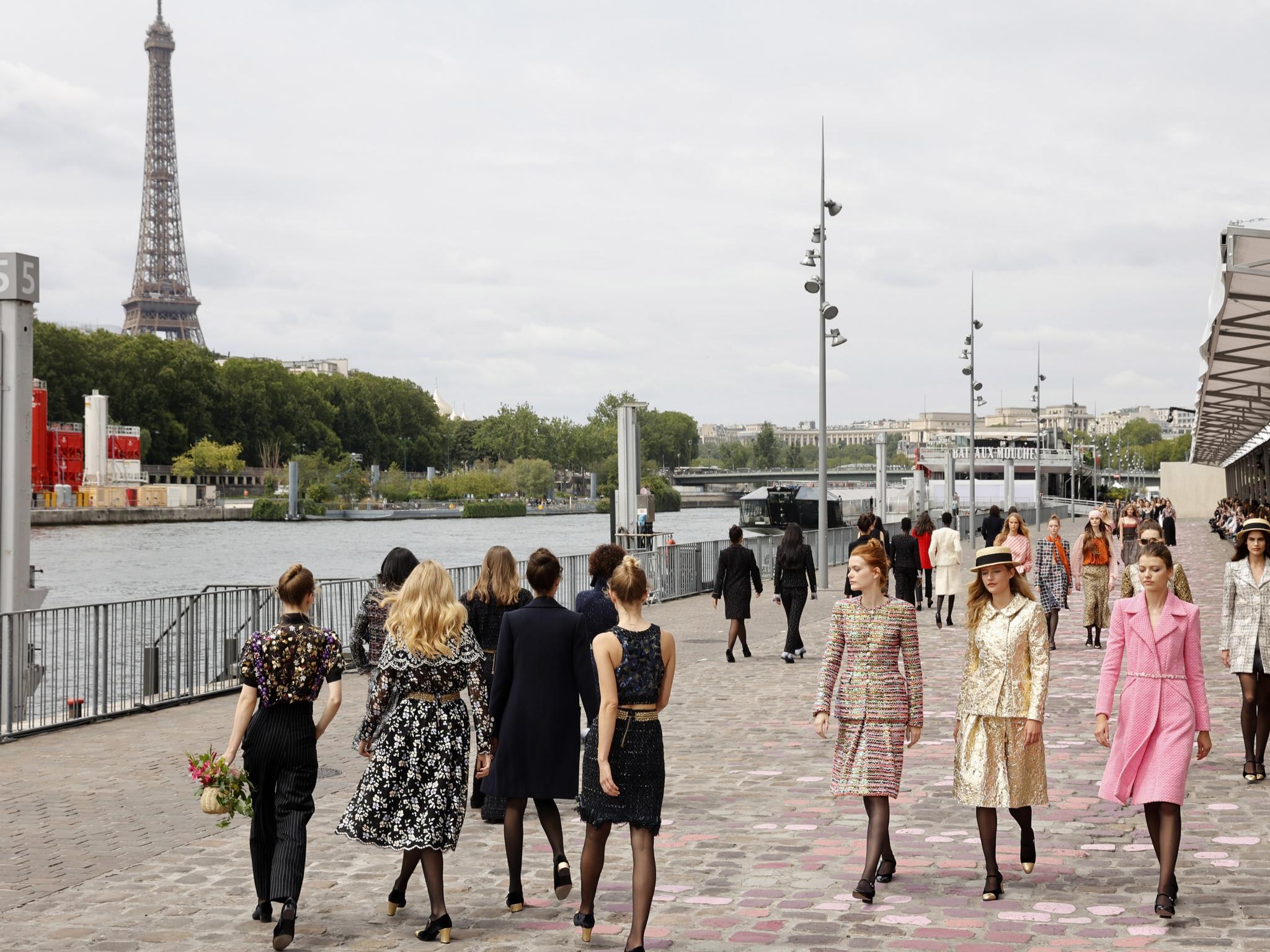 Haute couture fashion week continues in spite of Paris riots