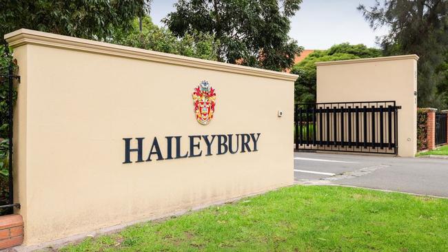 Haileybury College is one of the state’s wealthiest schools.