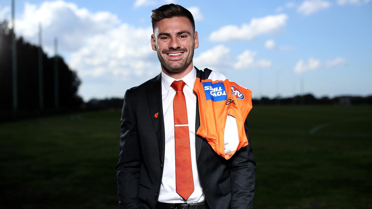 Stephen Coniglio has been named the new GWS captain. Photo: Phil Hillyard