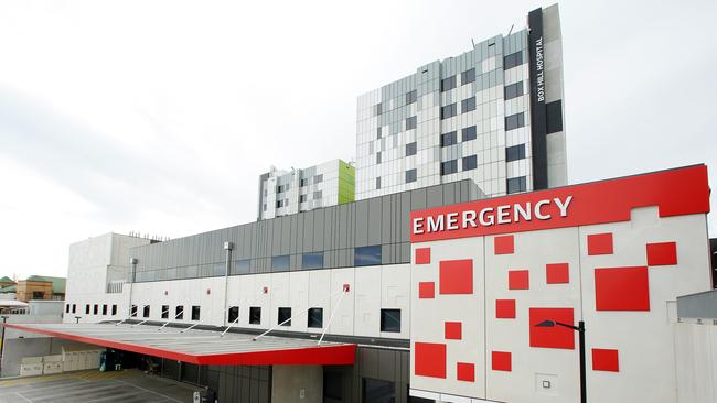 Box Hill Hospital emergency department had three bomb threats. Picture Norm Oorloff