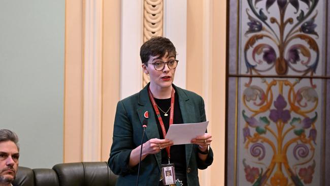 Greens Member for South Brisbane Amy MacMahon might still win her seat. Picture: Dan Peled / NewsWire