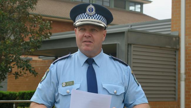 Riverina Police District’s Superintendent Bob Noble. Picture: Toby Vue