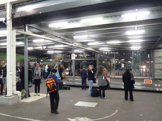 Tiger Airways terminal in Melbourne is called the “tin shed”. Picture: Be