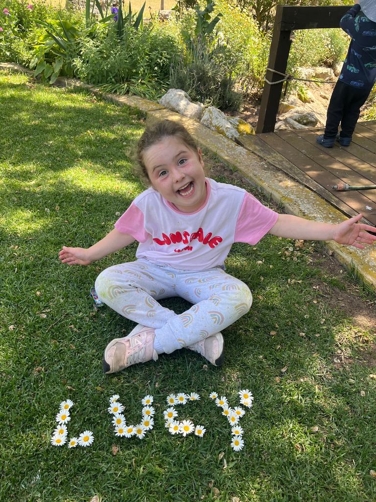 Lucy McGregor, who underwent a heart transplant when she was nine-months-old, is about to turn eight. Picture: Supplied by family