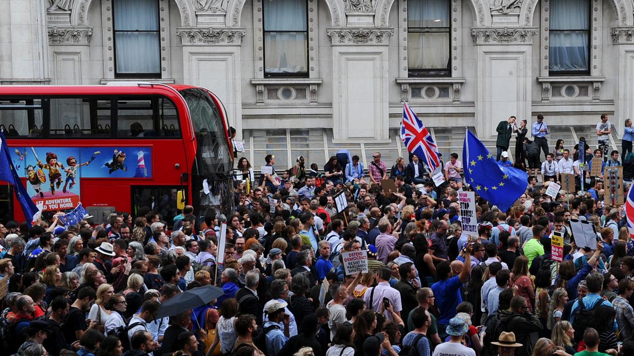 The UK is set to leave the EU on October 31. Picture: AFP