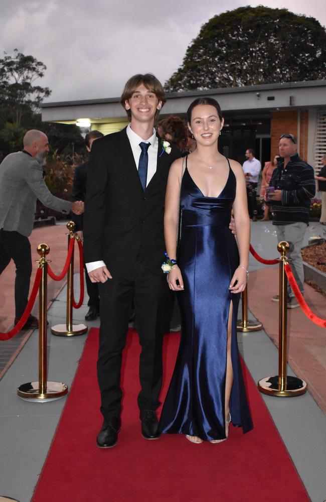 Students arrive at Noosa District State High School formal.