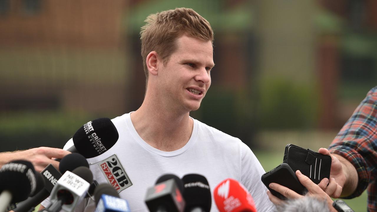 Banned Australian cricket captain Steve Smith.