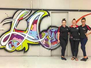 POSITIVE MOVE: Teachers of the all abilities dance classes Alana Cox, Dani McLachlan and Courtney Pratt, of LA Dance Academy. Picture: Contributed