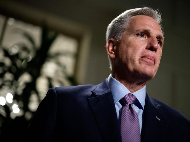 House Speaker Kevin McCarthy prior to the vote. Picture: Chip Somodevilla (AFP)