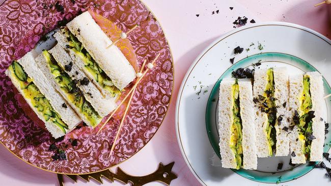 Cucumber sandwiches are a classic party meal.