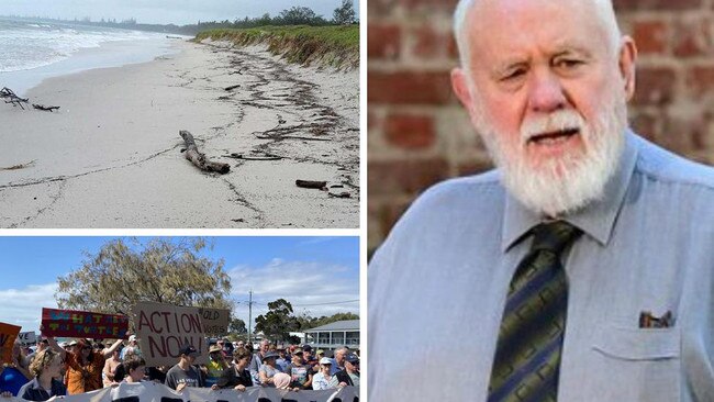 Debate rages over erosion’s cause at picturesque Qld beach