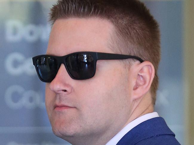 Senior Constable Andrew Michael Bruce, a Sydney police officer charged over his dealings with convicted rapist Anthony Sampieri, who then allegedly went on to sexually assault a seven-year-old girl in a toilet.