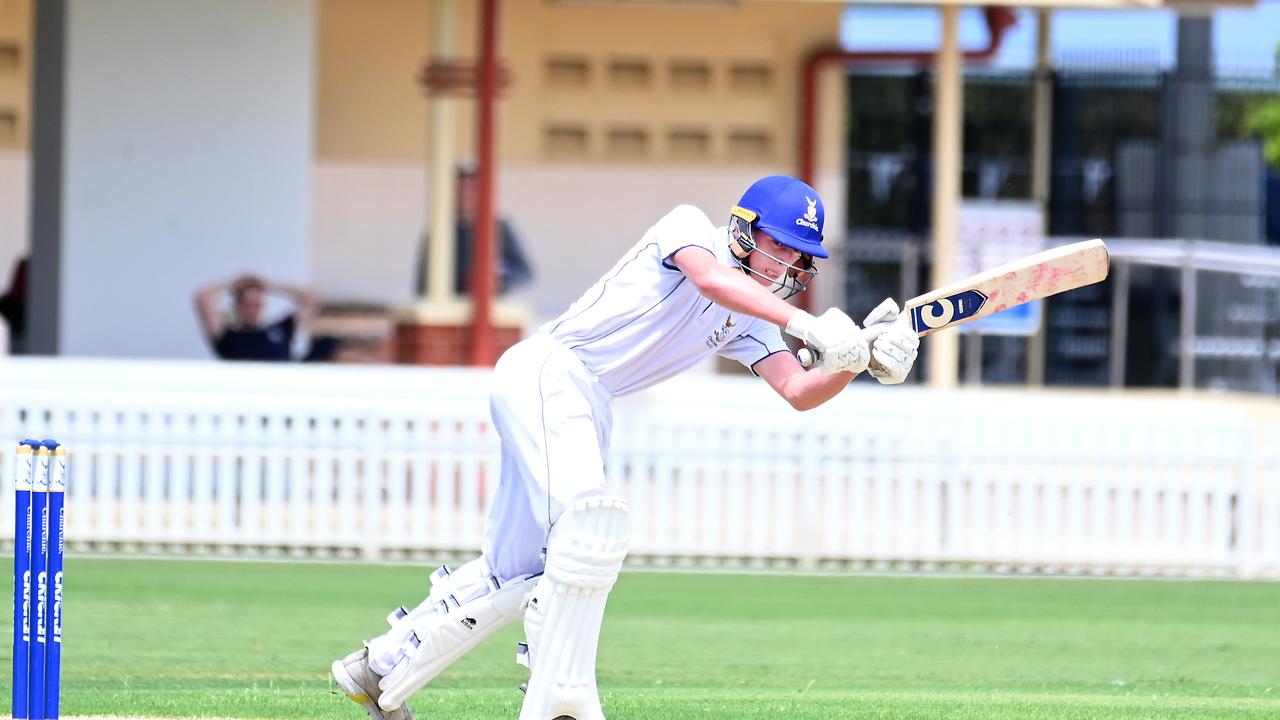 Churchie batsman Daniel Desmet 12 months ago. Picture, John Gass