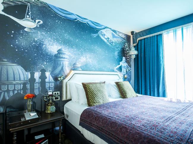 The Aladdin-themed room is great for some but isn’t for everyone. Picture: John Burfitt