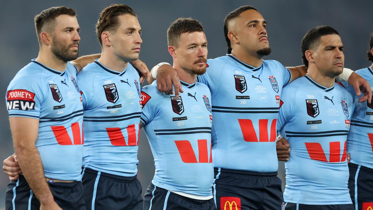 The Blues are desperate to get their hands back on the Origin shield. (Photo by Mark Kolbe/Getty Images)