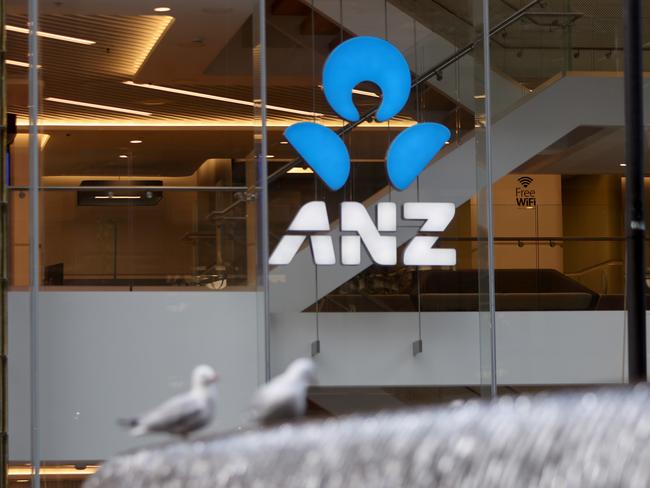 SYDNEY, AUSTRALIA - NewsWire Photos MAY 2, 2023: ANZ Bank signage in the Sydney CBD.Picture: NCA NewsWire / Damian Shaw