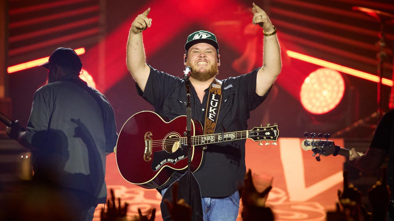 American country phenomenon Luke Combs has sold out six Aussie stadiums on his 2025 tour. Picture: David Bergman