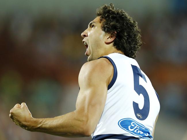 Nakia Cockatoo played just 34 games with Geelong. Picture: Michael Klein