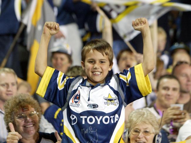 North Queensland Cowboys v Brisbane Broncos at Dairy Farmers Stadium,Townsville. Picture: Mark Evans