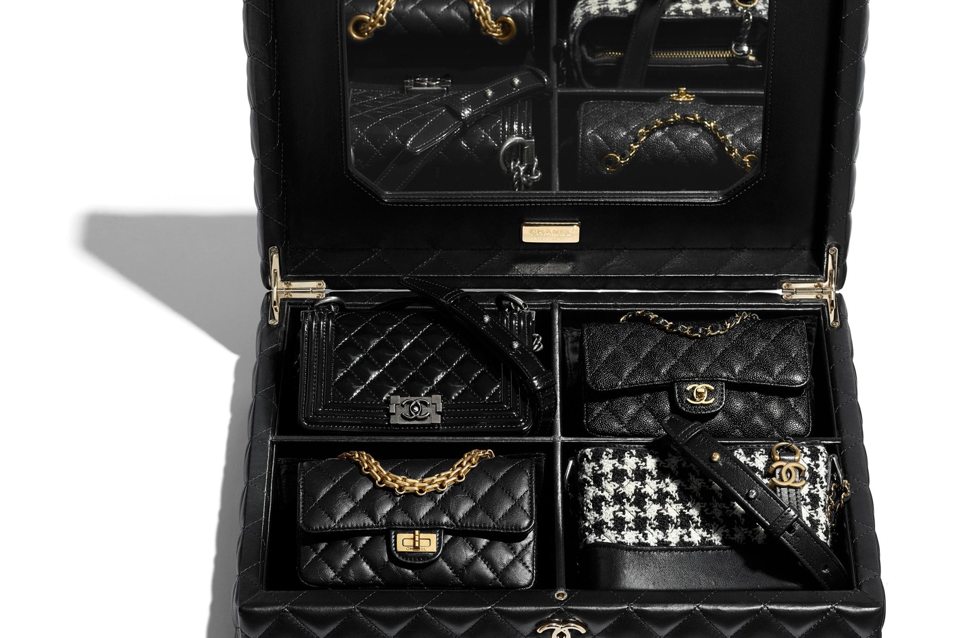 This $43,800 quilted Chanel box is full of mini Chanel bags