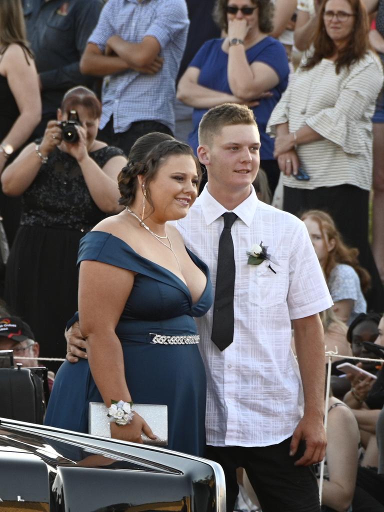 Toowoomba Christian College year 12 formal at Highfileds Cultural Centre. Kim Sternberg and Zac Bauer.