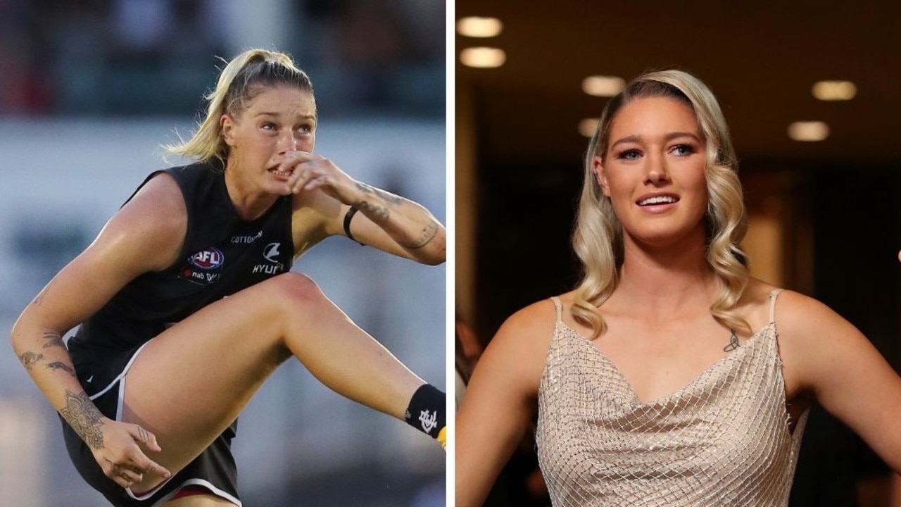 Tayla Harris will play for Melbourne in the AFLW next season.